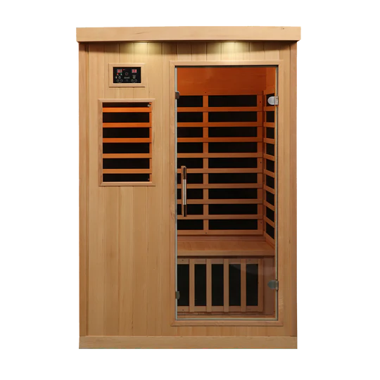 Great Lakes Spas Tremblant 2-Person Far Infrared Sauna — Canadian Hemlock